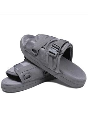 NWT Draco Gray Cobisn Slides Sandals size 9-10